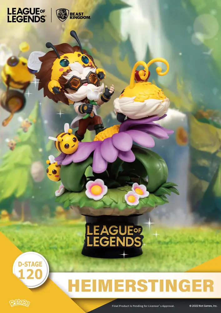 League of Legends D-Stage PVC Diorama Set Nunu &amp; Beelump &amp; Heimerstinger 16 cmLeague of Legends D-Stage PVC Diorama Set Nunu &amp; Beelump &amp; Heimerstinger 16 cm fotografija izdelka