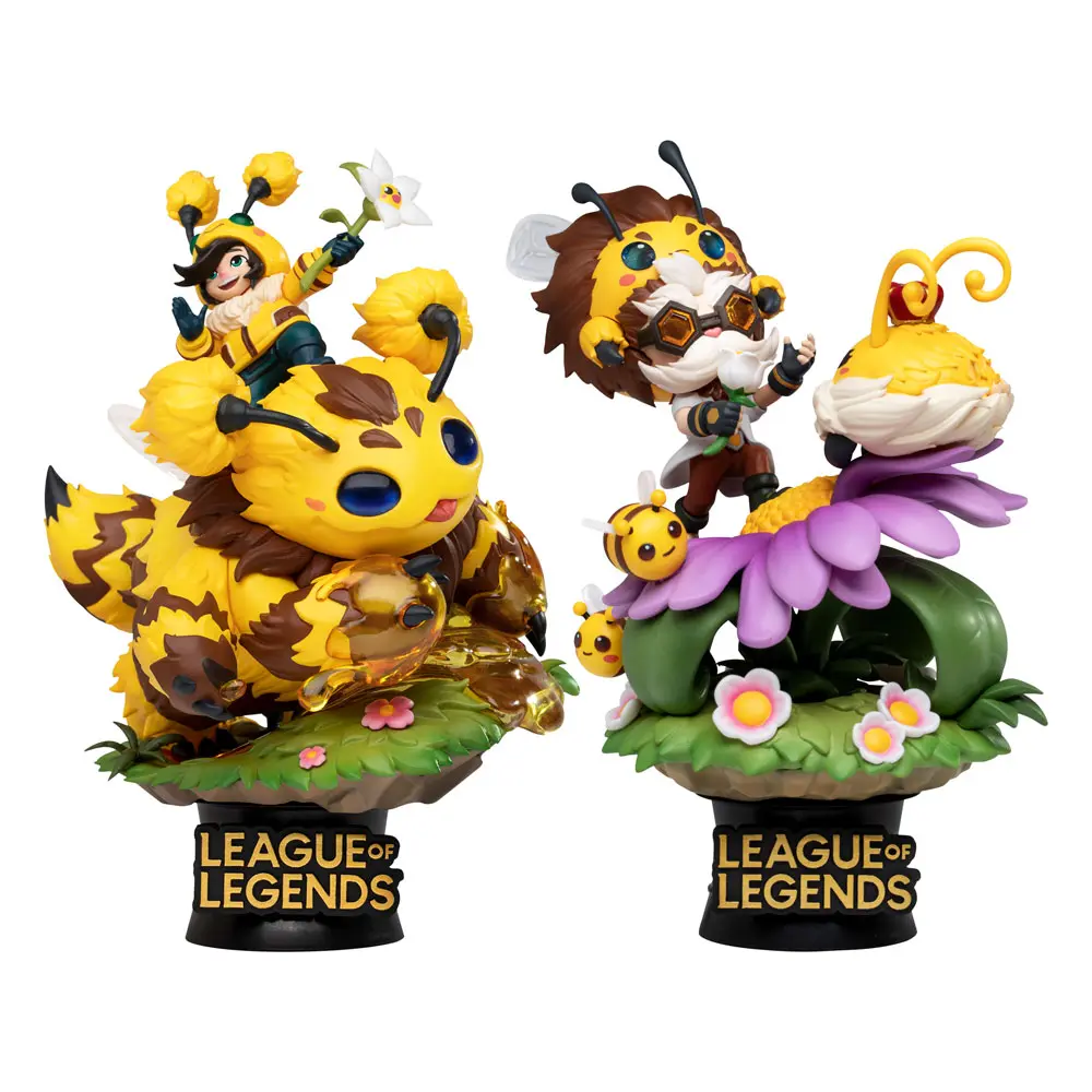 League of Legends D-Stage PVC Diorama Set Nunu &amp; Beelump &amp; Heimerstinger 16 cmLeague of Legends D-Stage PVC Diorama Set Nunu &amp; Beelump &amp; Heimerstinger 16 cm fotografija izdelka