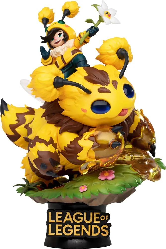 League of Legends D-Stage PVC Diorama Set Nunu &amp; Beelump &amp; Heimerstinger 16 cmLeague of Legends D-Stage PVC Diorama Set Nunu &amp; Beelump &amp; Heimerstinger 16 cm fotografija izdelka