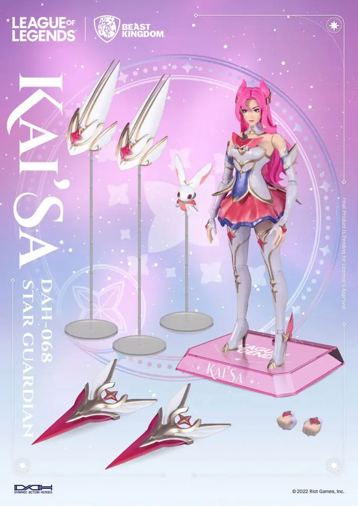 League of Legends Dynamic 8ction Heroes akcijska figura 1/9 Star Guardian Kai'Sa 19 cm fotografija izdelka