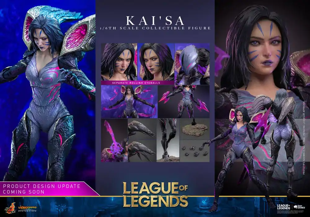 League of Legends Video Game Masterpiece akcijska figura 1/6 Kai'Sa 29 cm fotografija izdelka