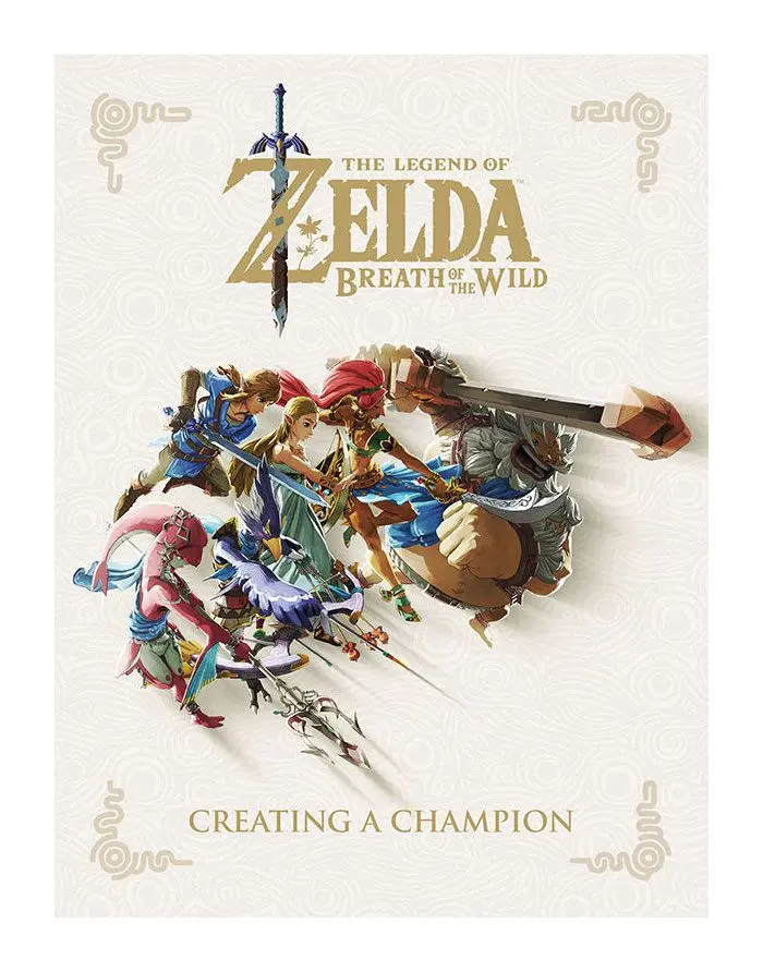 The Legend of Zelda Breath of the Wild Art Book Ustvarjanje šampiona fotografija izdelka