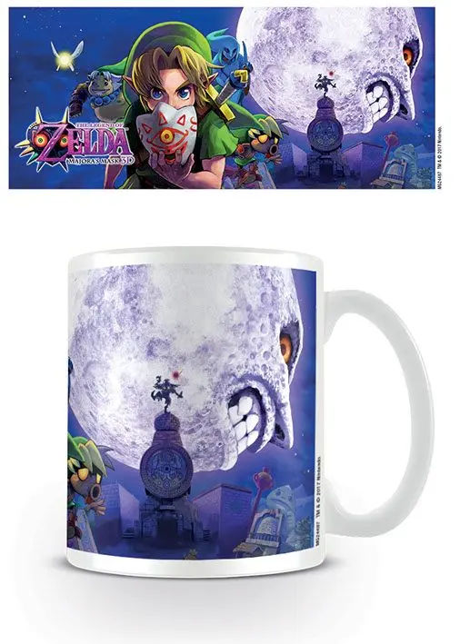 Legend of Zelda Majoras Mask Skodelica Moon fotografija izdelka