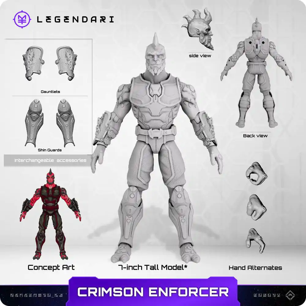 Legendarna akcijska figura 1/10 Crimson Enforcer 18 cm fotografija izdelka