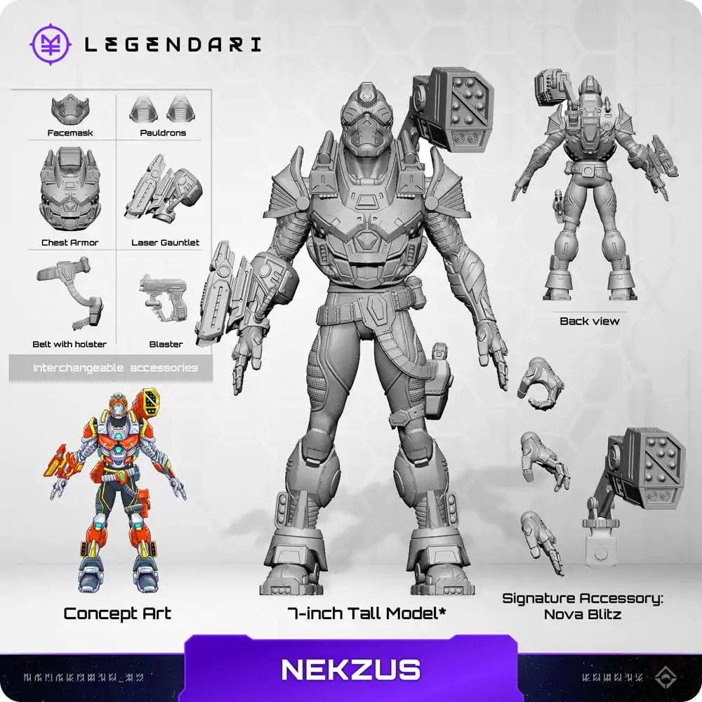 Legendarna akcijska figura 1/10 Nekzus 18 cm fotografija izdelka