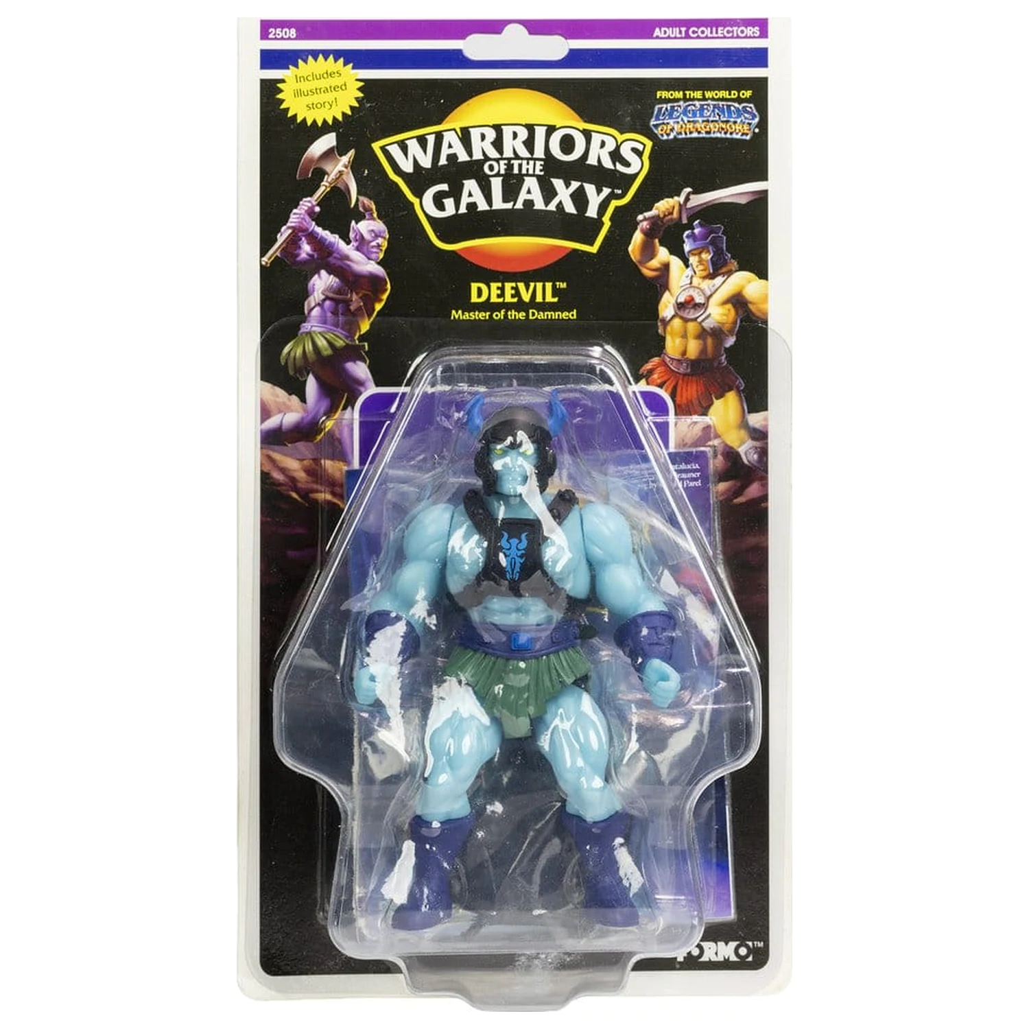 Legends of Dragonore: Warriors of the Galaxy Wave 3 akcijska figura Deevil (sveti v temi) 14 cm fotografija izdelka