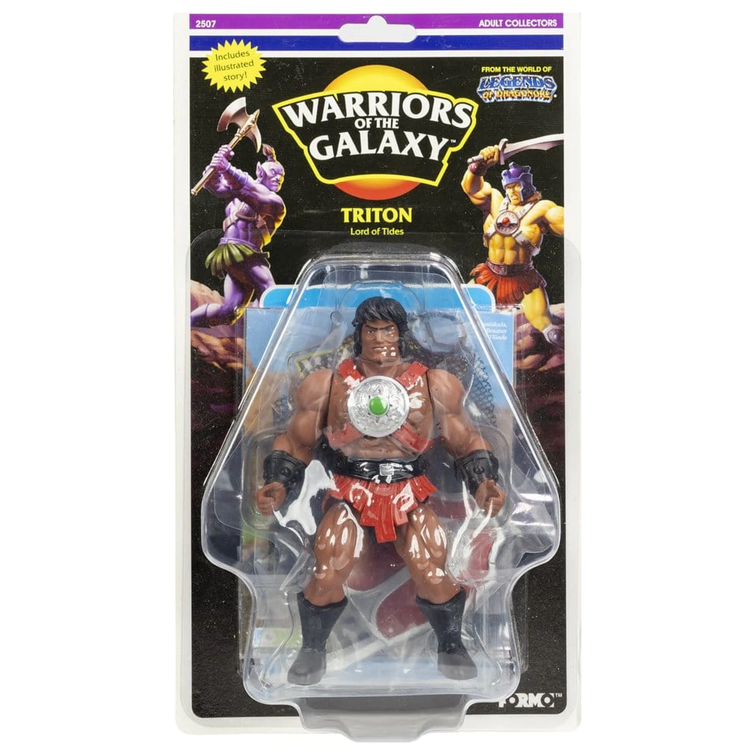Legends of Dragonore: Warriors of the Galaxy Wave 3 akcijska figura Triton 14 cm fotografija izdelka
