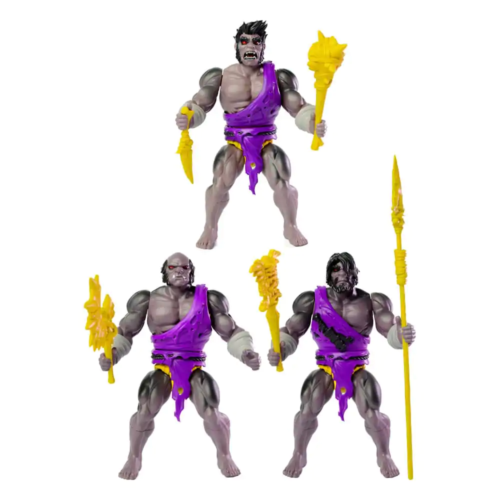 Legends of Dragonore Wave 2: Dragon Hunt set 3 akcijskih figur Brukteror Cave Men 14 cm fotografija izdelka