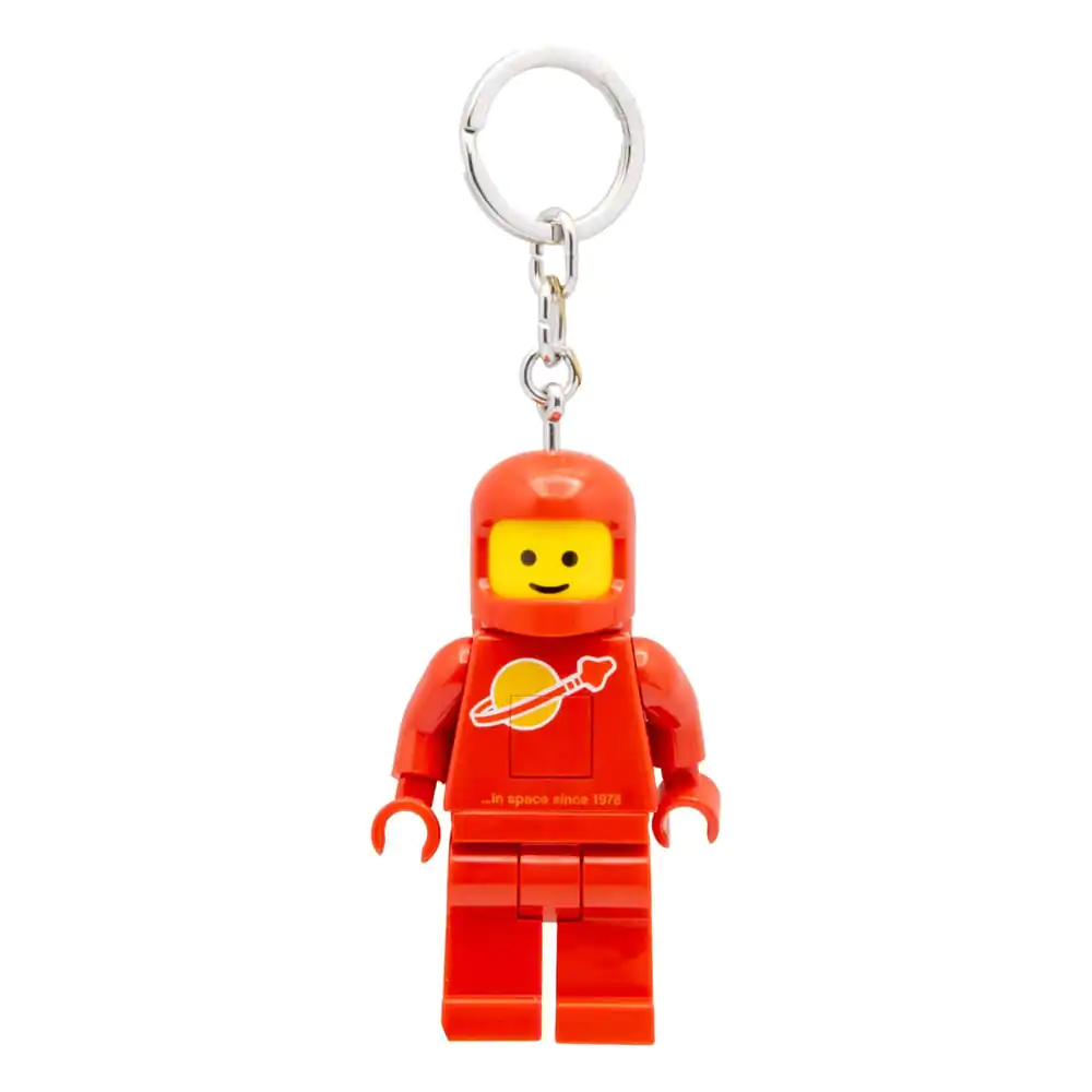 LEGO Svetlobni obesek za ključe Astronaut Rdeč 8 cm fotografija izdelka