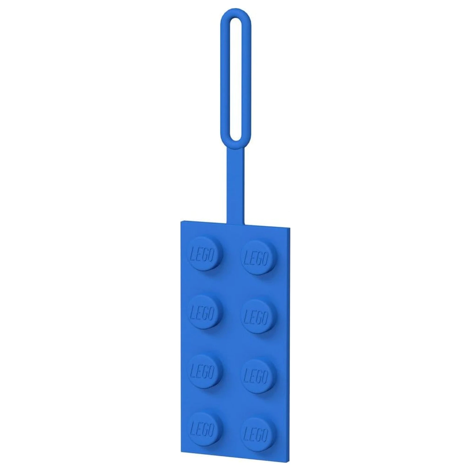 Lego obesek za torbo modre barve fotografija izdelka