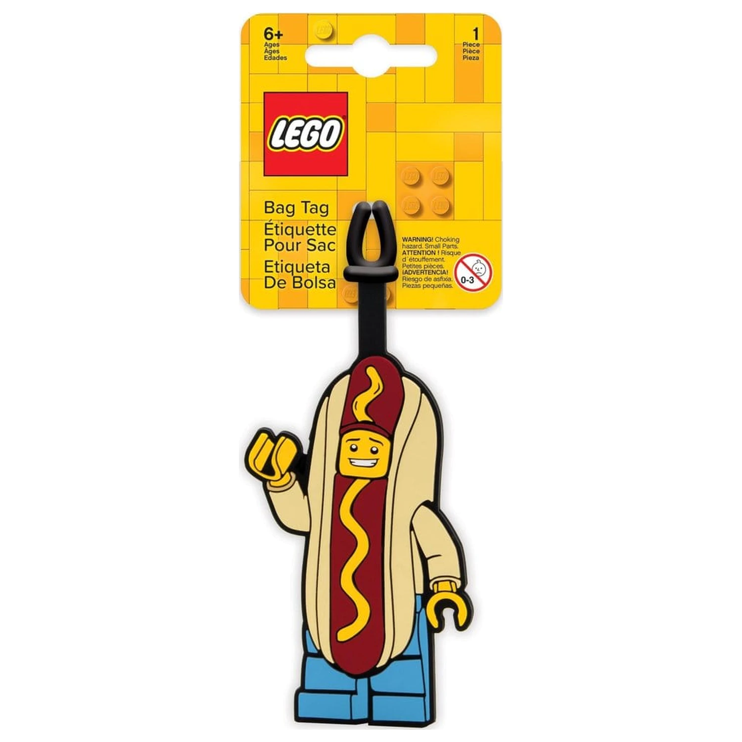 Lego obesek za torbo Hot Dog Guy fotografija izdelka