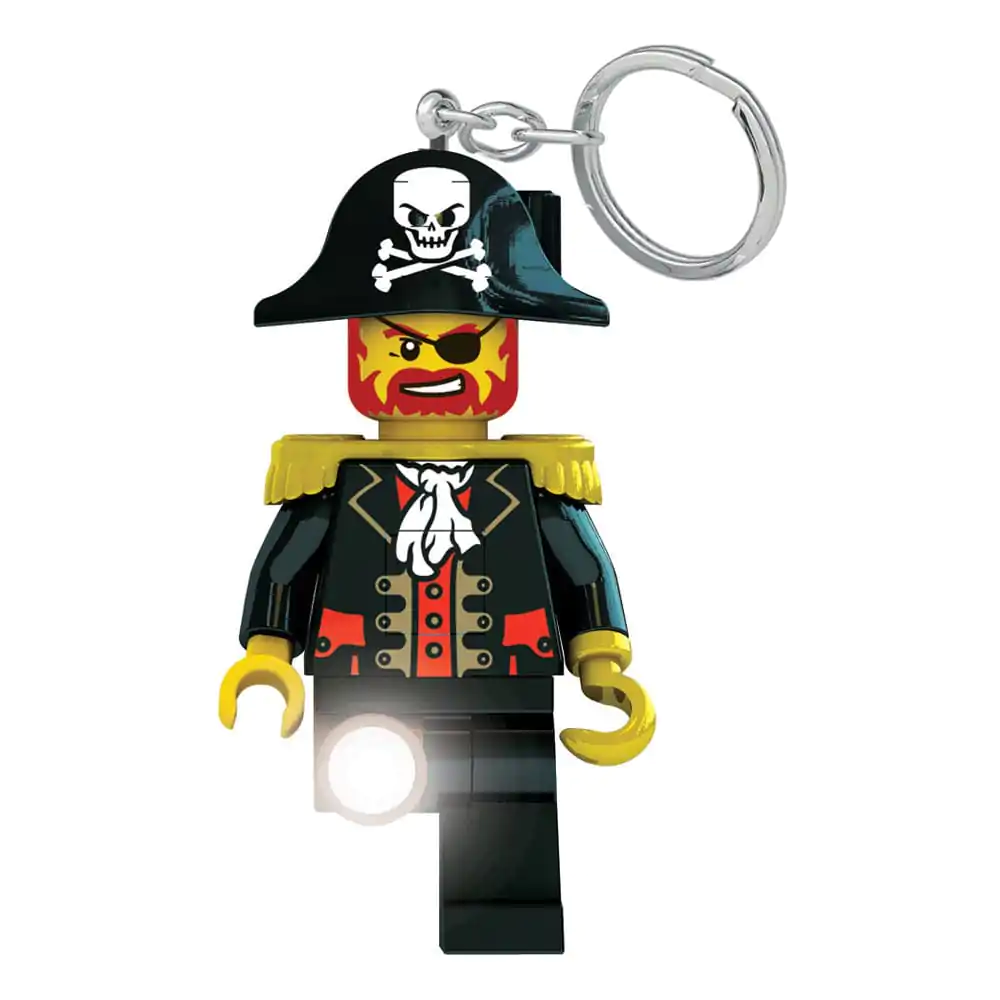 LEGO Iconic svetleča obesek za ključe Captain Brickbeard 8 cm fotografija izdelka