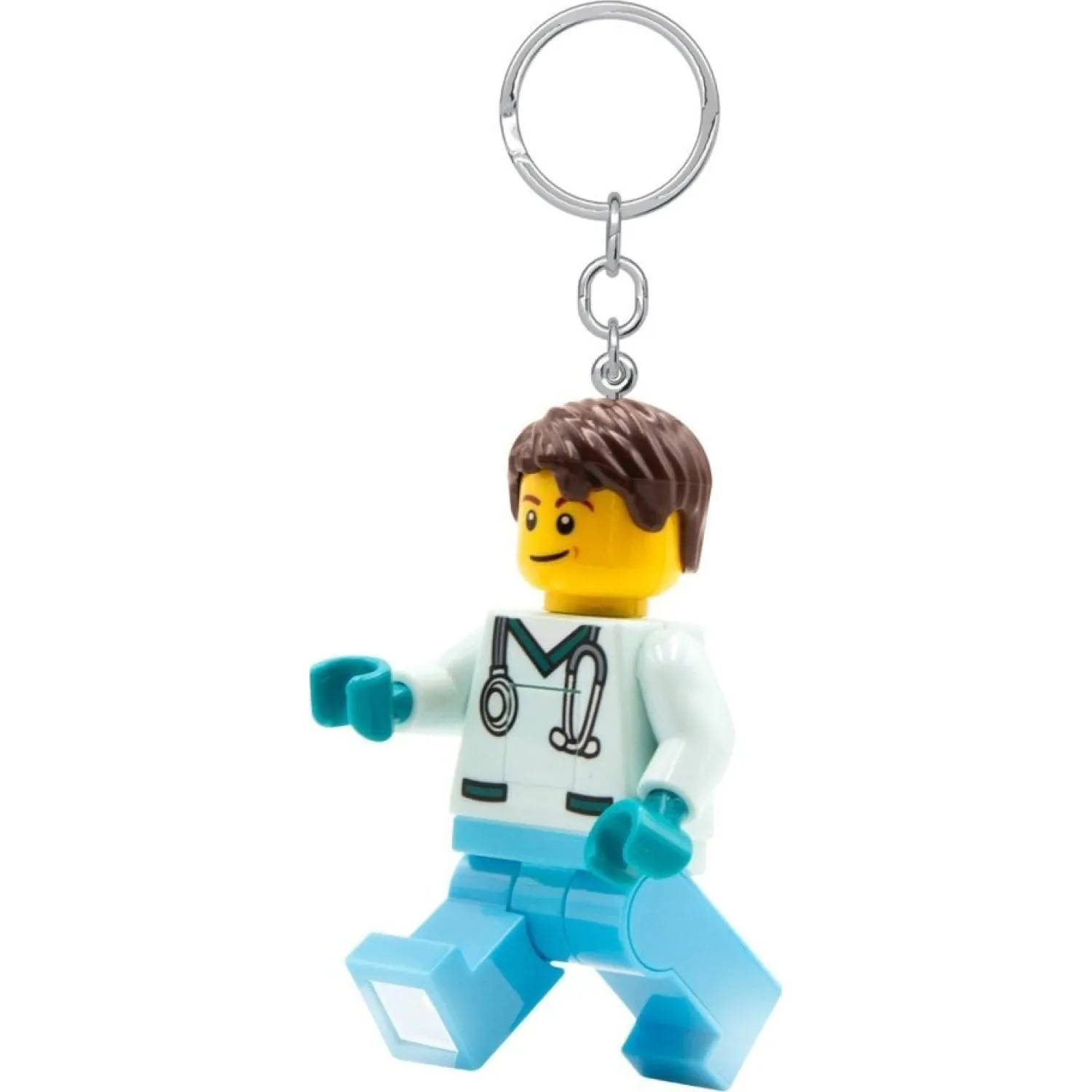 LEGO Minifigures Svetleča obesek za ključe Zdravnik 8 cm fotografija izdelka