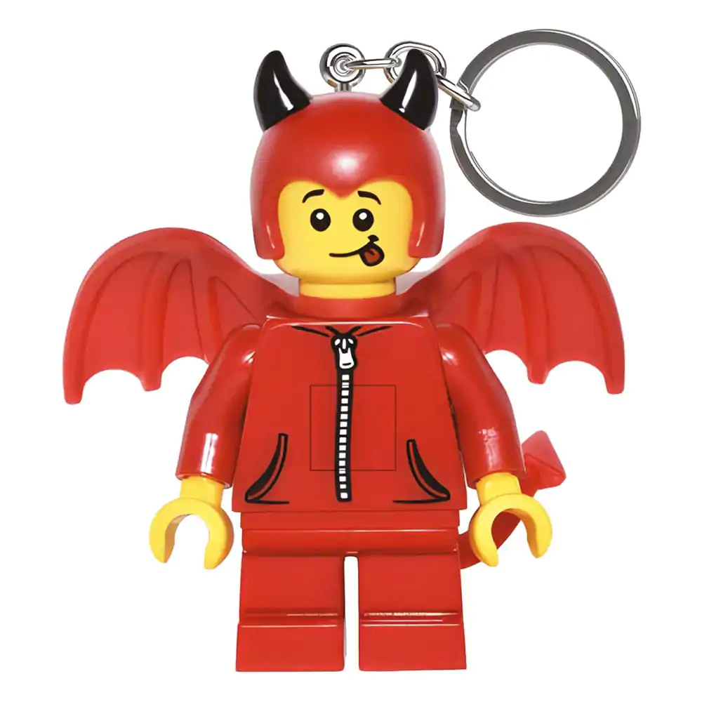 LEGO Minifigure Svetleča obeska za ključe Mali hudič 8 cm fotografija izdelka