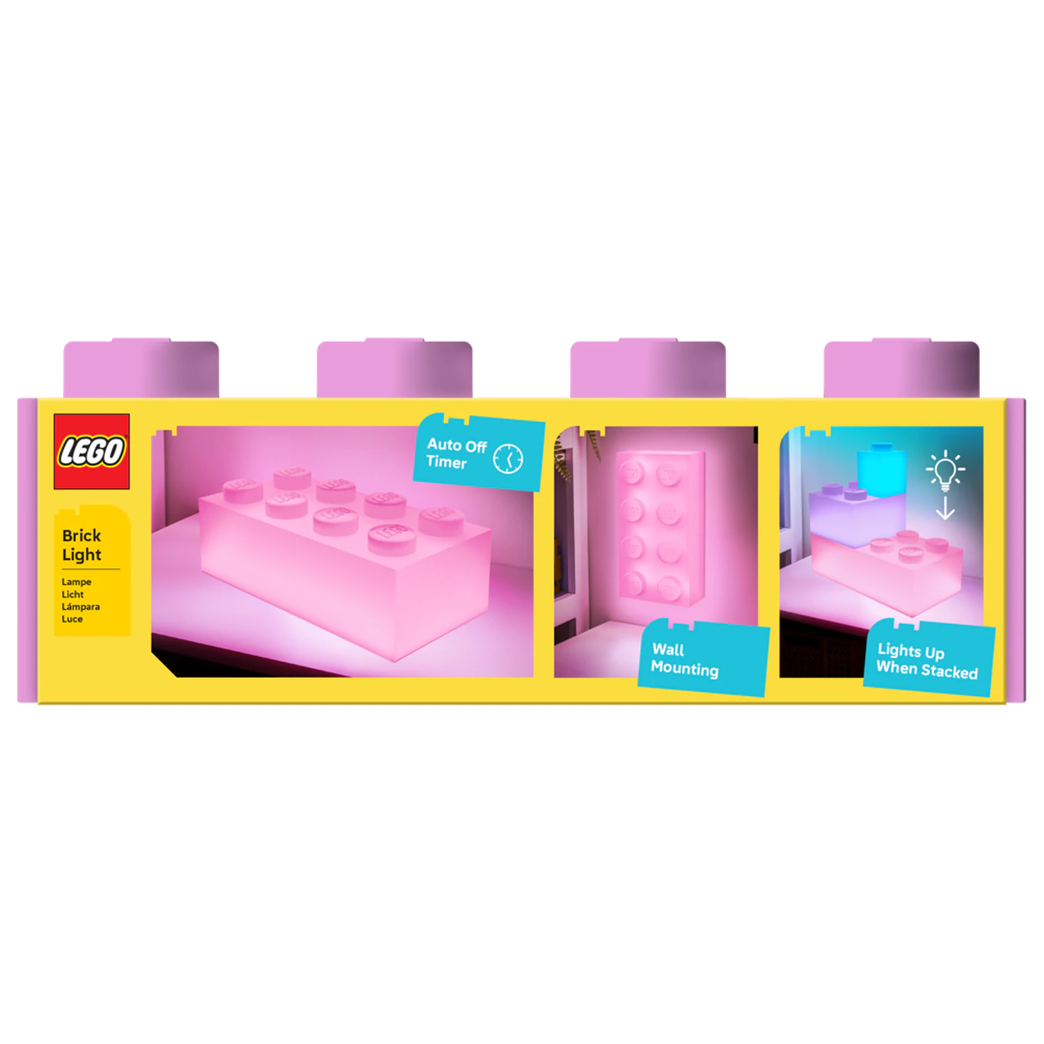 LEGO roza kocka 4x2 opeka Svetla 31x15 cm fotografija izdelka
