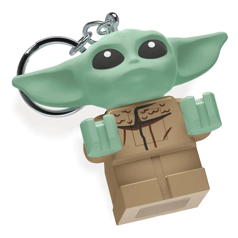 LEGO Star Wars The Mandalorian svetleč obesek za ključe Baby Yoda 6 cm fotografija izdelka