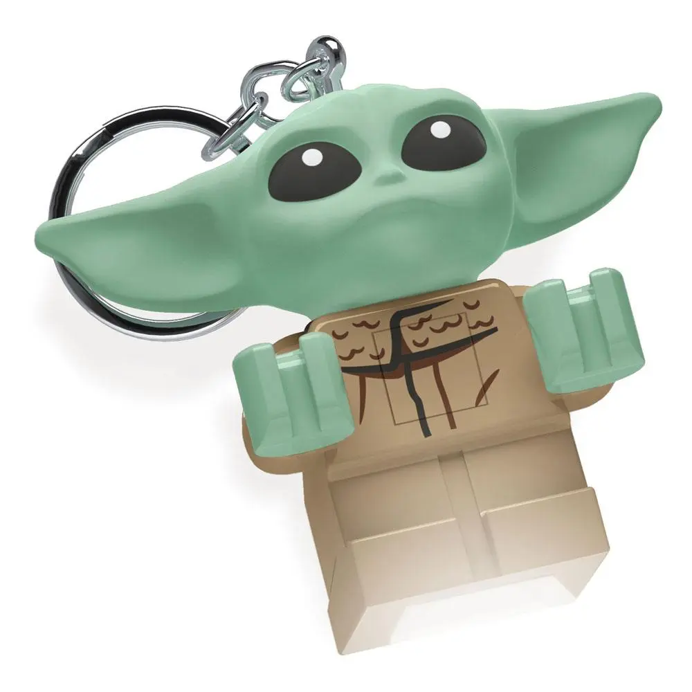 LEGO Star Wars The Mandalorian svetleč obesek za ključe Baby Yoda 6 cm fotografija izdelka