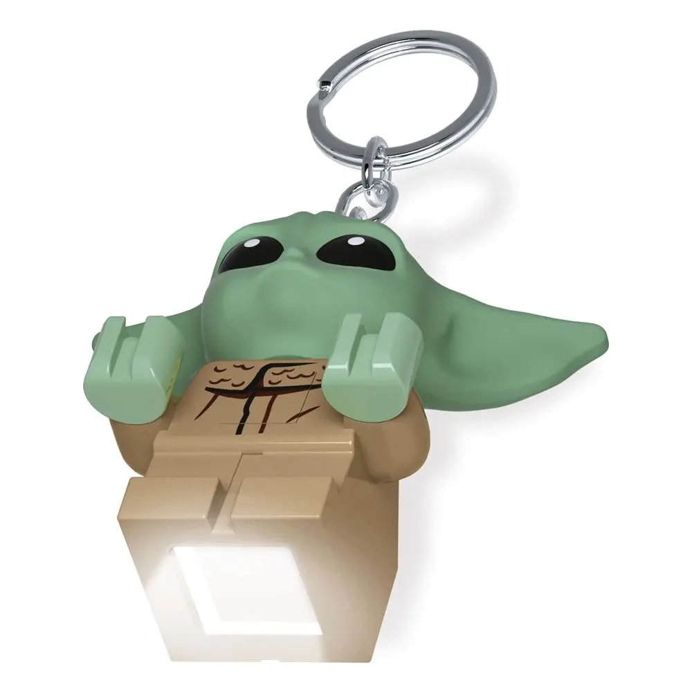 LEGO Star Wars The Mandalorian svetleč obesek za ključe Baby Yoda 6 cm fotografija izdelka