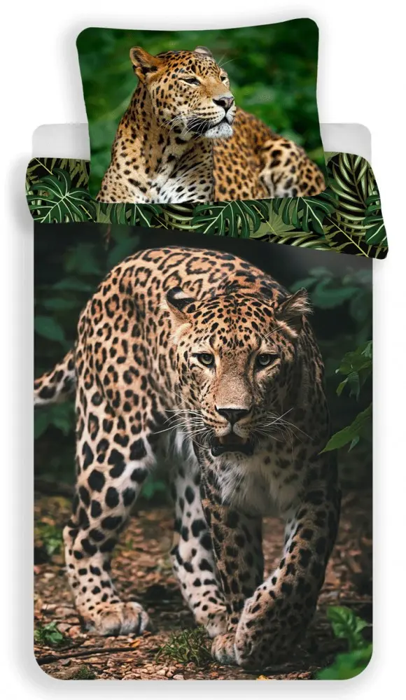 Leopard prevleka za odejo set 140x200cm, 70x90cm fotografija izdelka