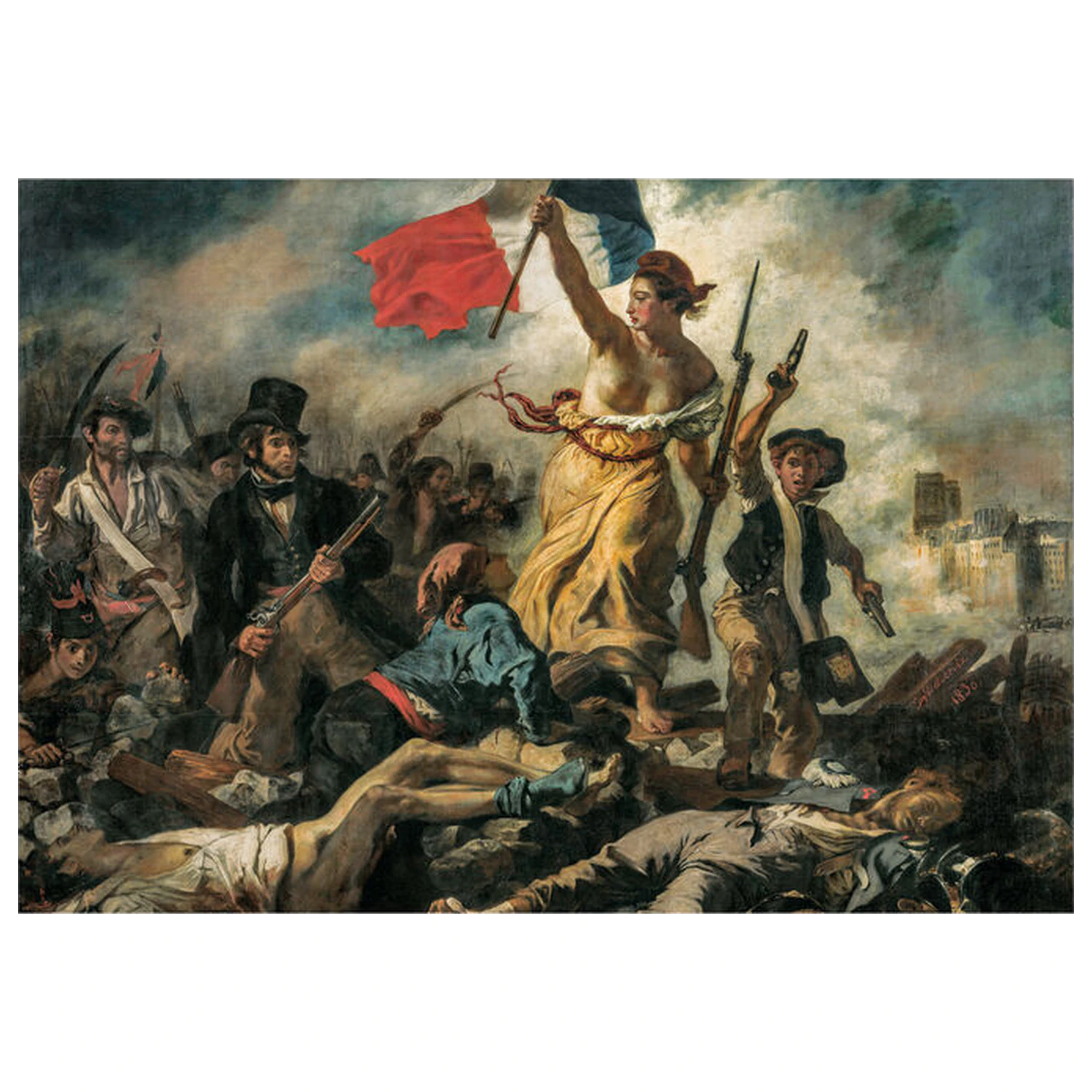 Liberty Leading the People sestavljanka 1000 kosov fotografija izdelka