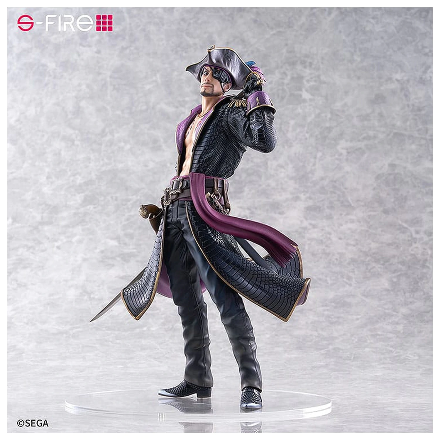 Like a Dragon: Pirate Yakuza in Hawaii S-Fire PVC Kip 1/7 Captain Majima (Goro Majima) 26 cm fotografija izdelka