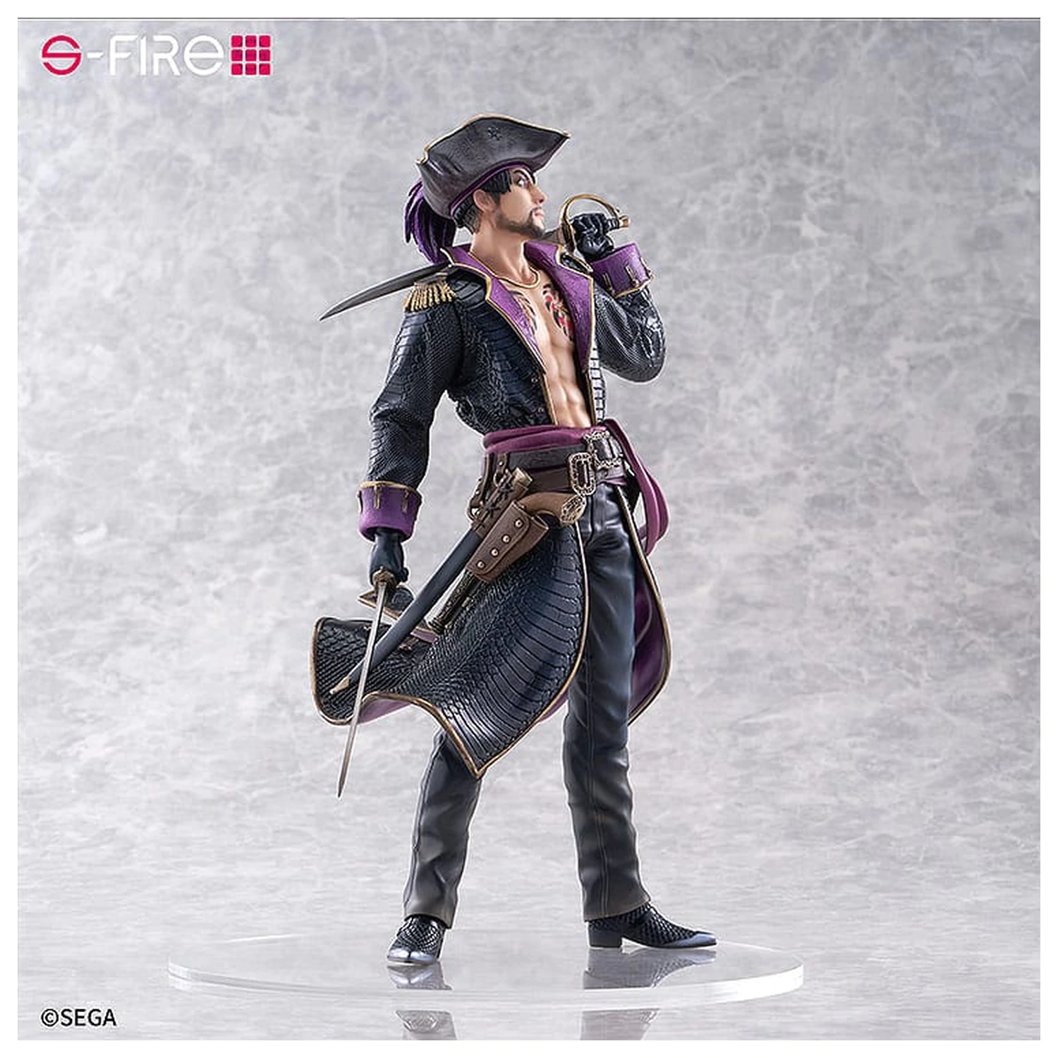 Like a Dragon: Pirate Yakuza in Hawaii S-Fire PVC Kip 1/7 Captain Majima (Goro Majima) 26 cm fotografija izdelka
