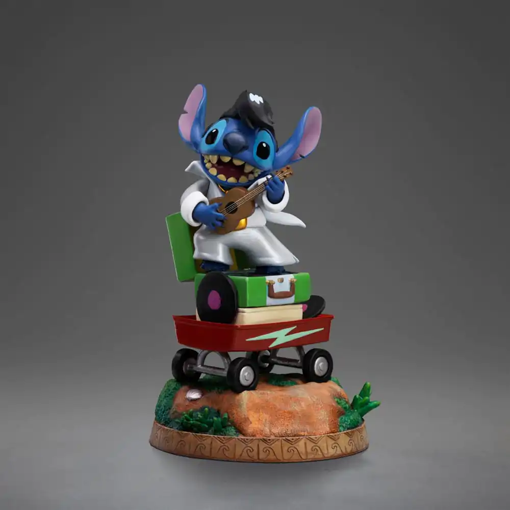 Lilo & Stitch Art Scale Kip 1/10 Stitch King of Rock 17 cm fotografija izdelka