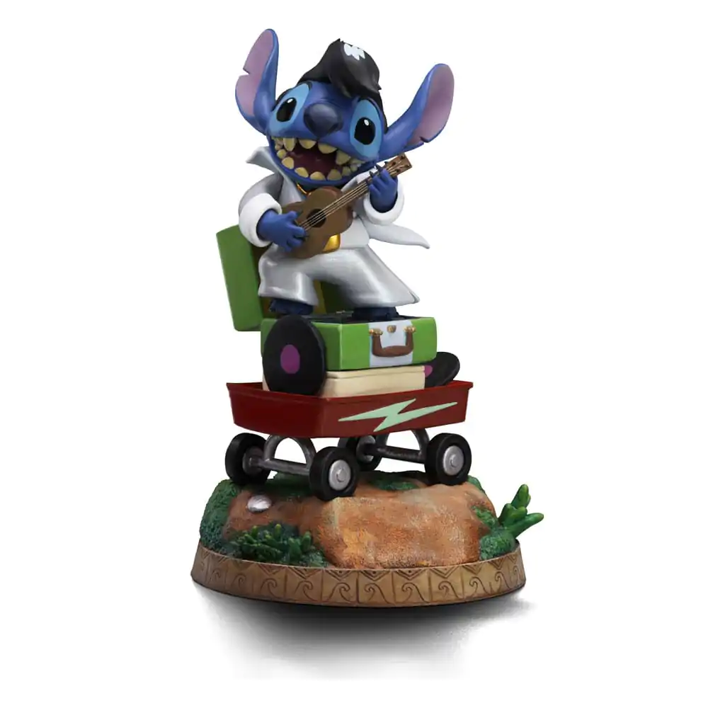 Lilo & Stitch Art Scale Kip 1/10 Stitch King of Rock 17 cm fotografija izdelka