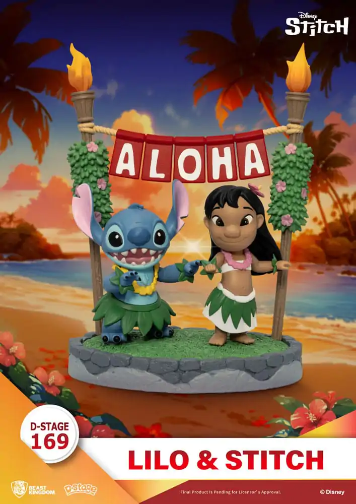 Lilo & Stitch D-Stage PVC Diorama Lilo & Stitch 16 cm fotografija izdelka