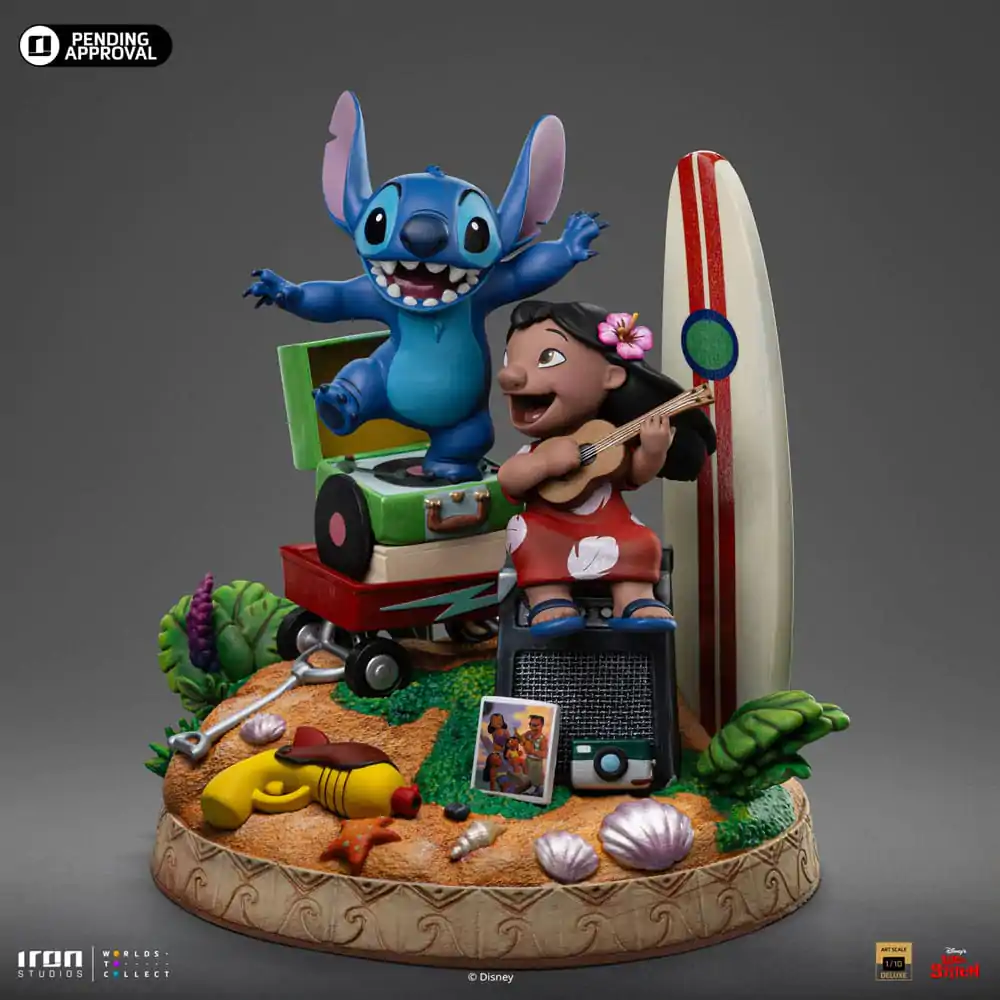 Lilo & Stitch Deluxe Umetniško Merilo Kip 1/10 Lilo & Stitch 20 cm fotografija izdelka