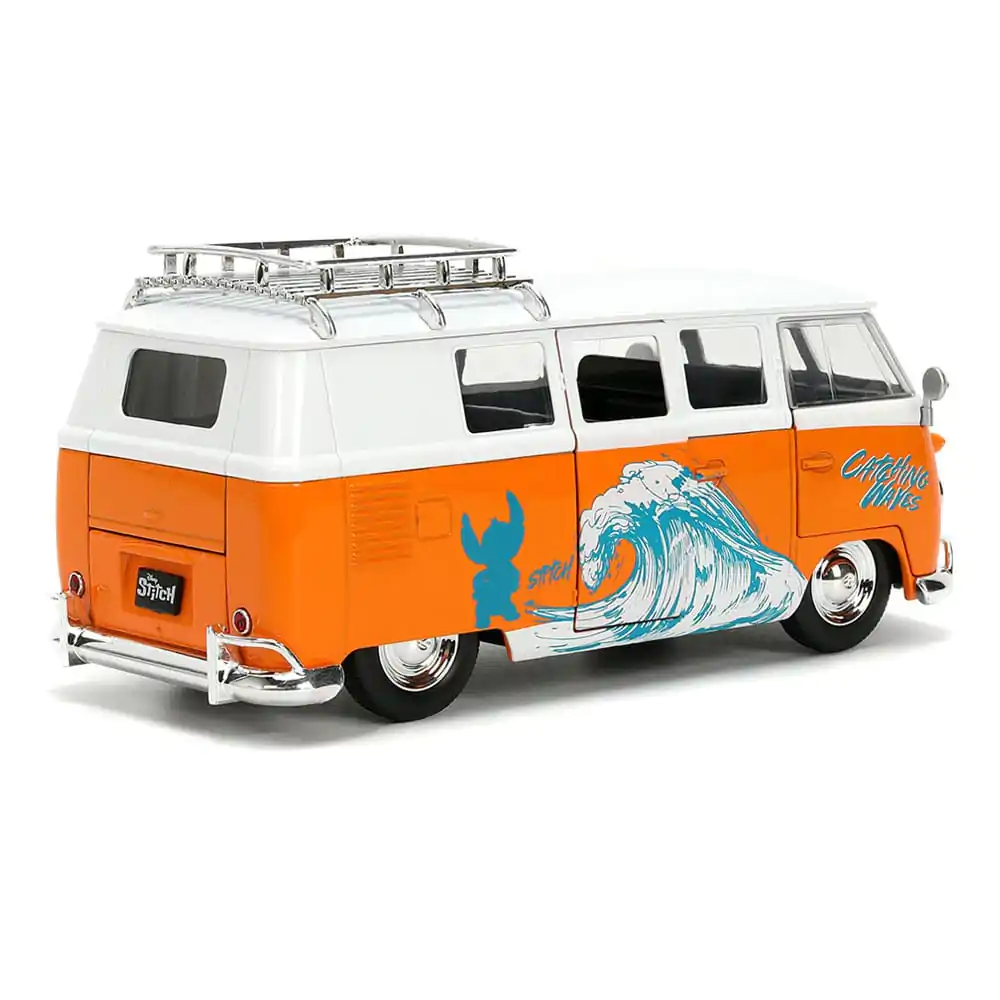 Lilo & Stitch Diecast Model 1/24 1961 VW Bus Stitch - model iz tlačno litega materiala fotografija izdelka
