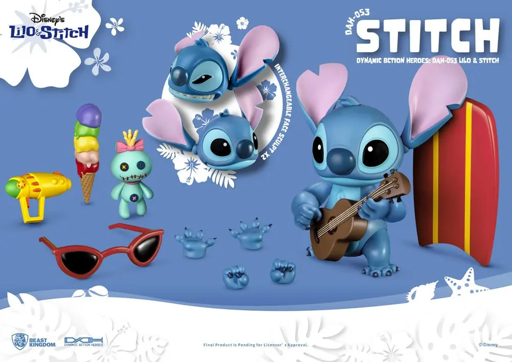 Lilo & Stitch Dynamic 8ction Heroes akcijska figura 1/9 Stitch 18 cm fotografija izdelka