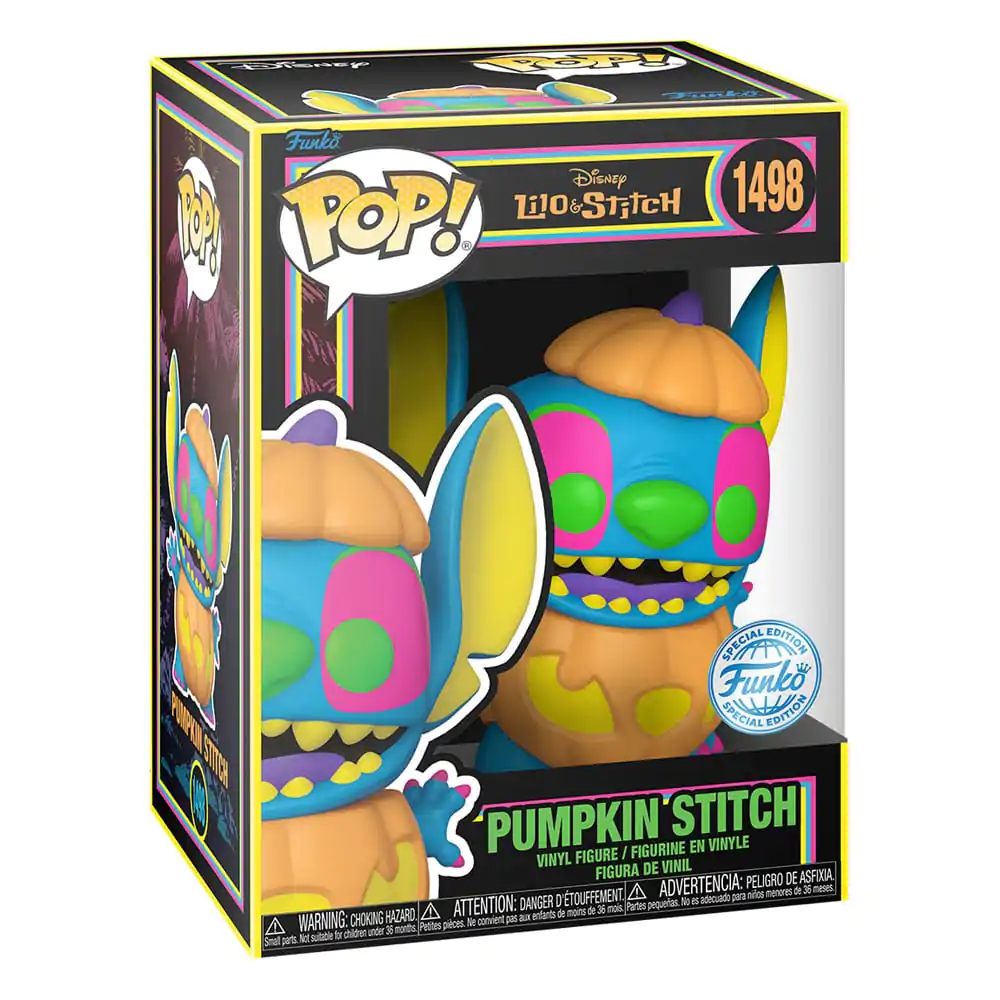 Lilo & Stitch Funko POP! Disney Vinilna Figura Blacklight Pumpkin Stitch 9 cm fotografija izdelka