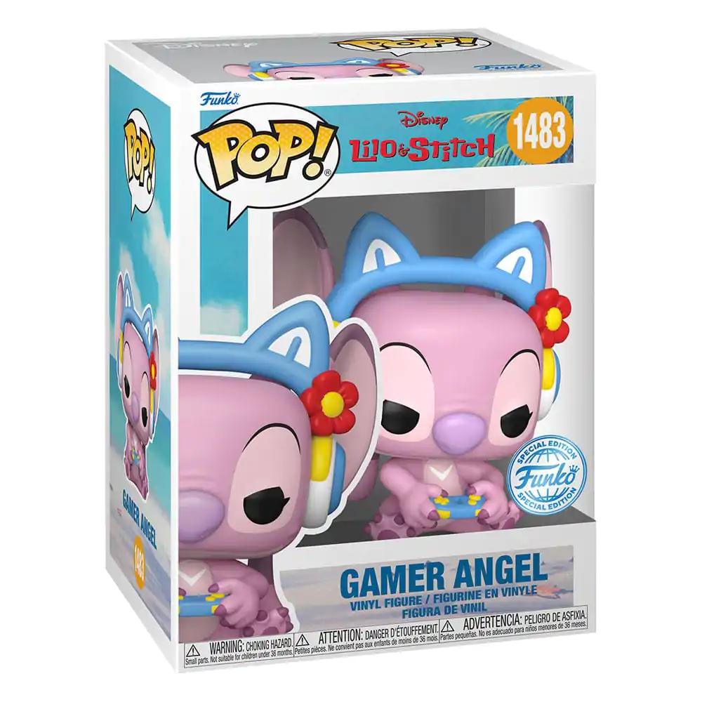Lilo & Stitch Funko POP! Disney Vinyl Figure Gamer Angel Exclusive 9 cm figura fotografija izdelka