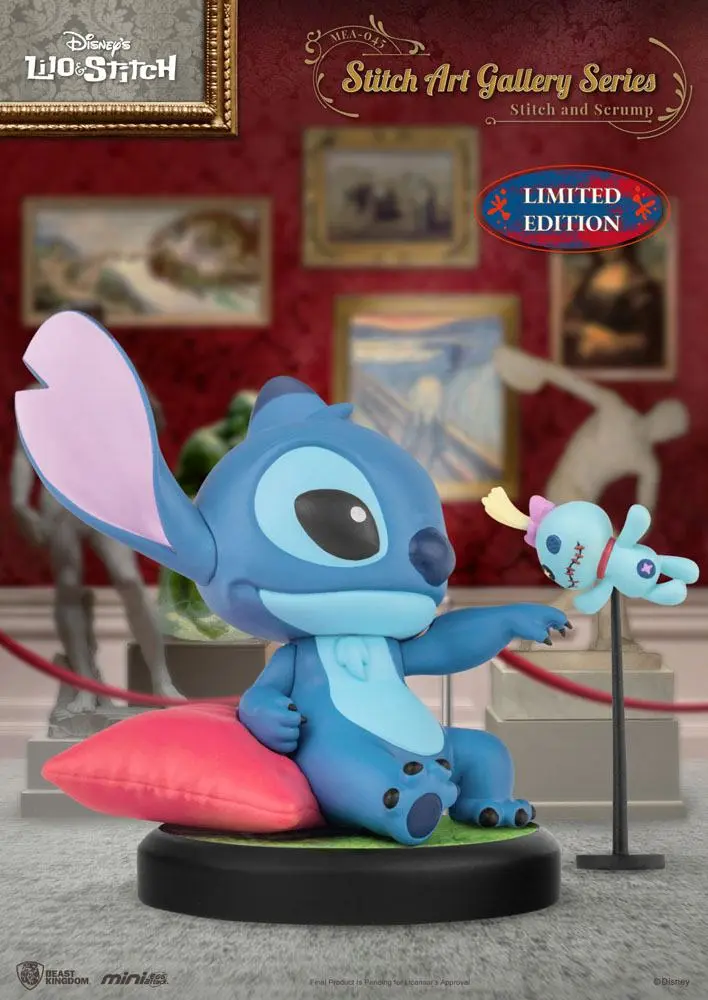 Lilo & Stitch Mini Egg Attack figura Stitch Art Gallery Series Stitch in Scrum 8 cm fotografija izdelka