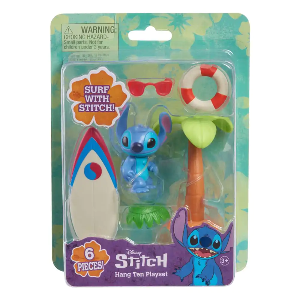 Lilo & Stitch Mini Figure Playset Hang Ten Stitch 7 cm / Mini figurice fotografija izdelka