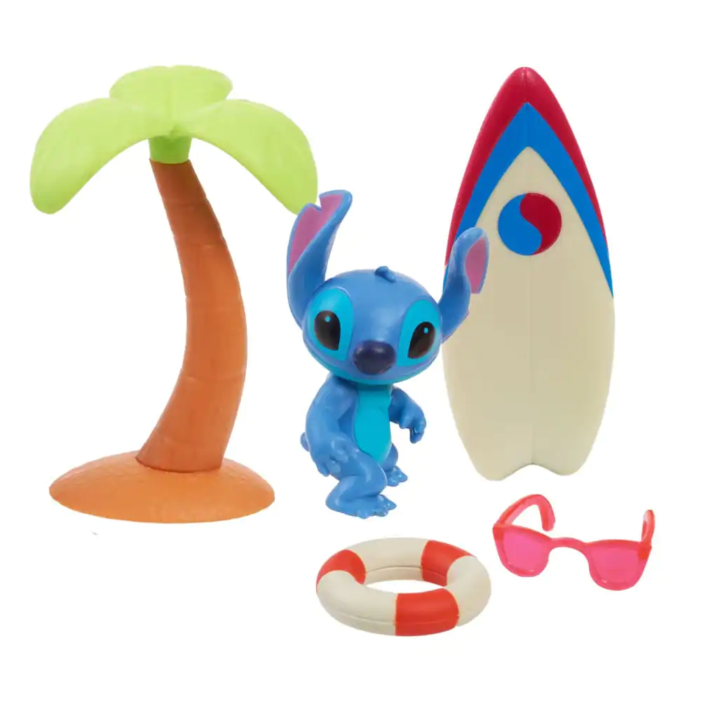 Lilo & Stitch Mini Figure Playset Hang Ten Stitch 7 cm / Mini figurice fotografija izdelka