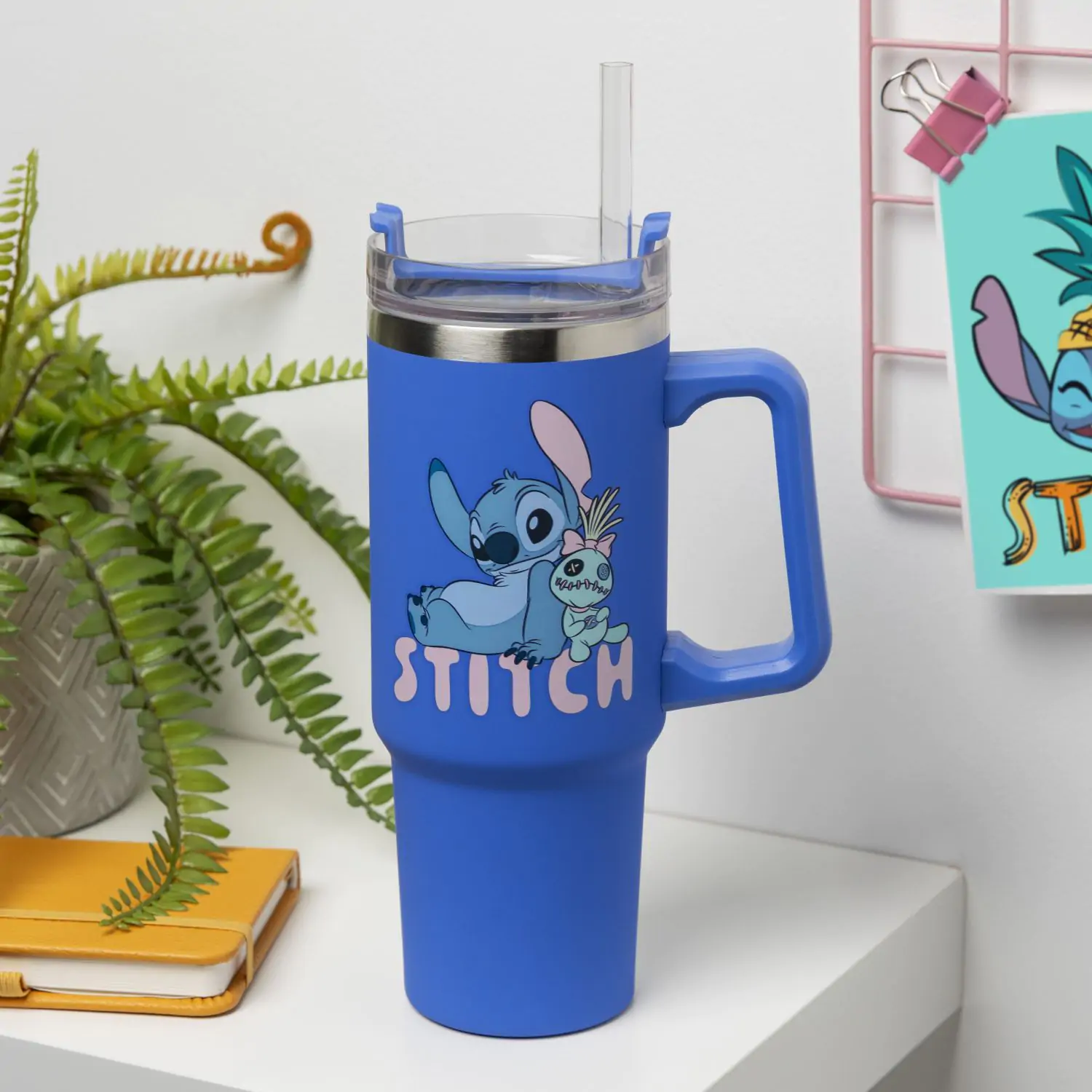 Lilo & Stitch večnamenski potovalni lonček Stitch Blue fotografija izdelka