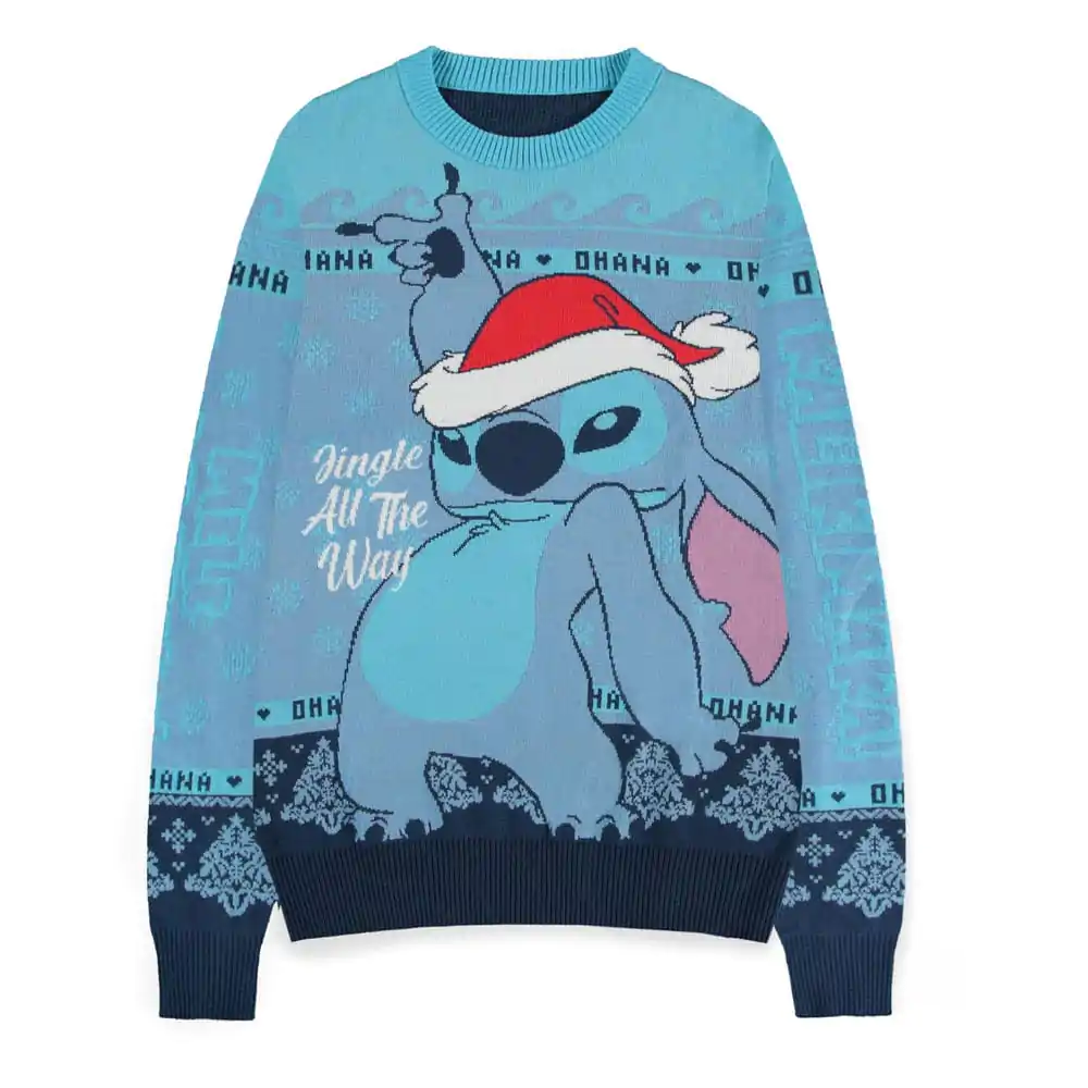 Lilo & Stitch Sweatshirt Božični pulover Stitch Blue fotografija izdelka