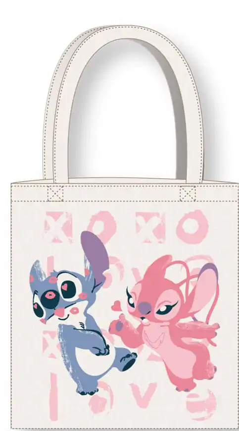 Lilo & Stitch Tote Bag Stitch & Angel Love - Nakupovalna Torba fotografija izdelka