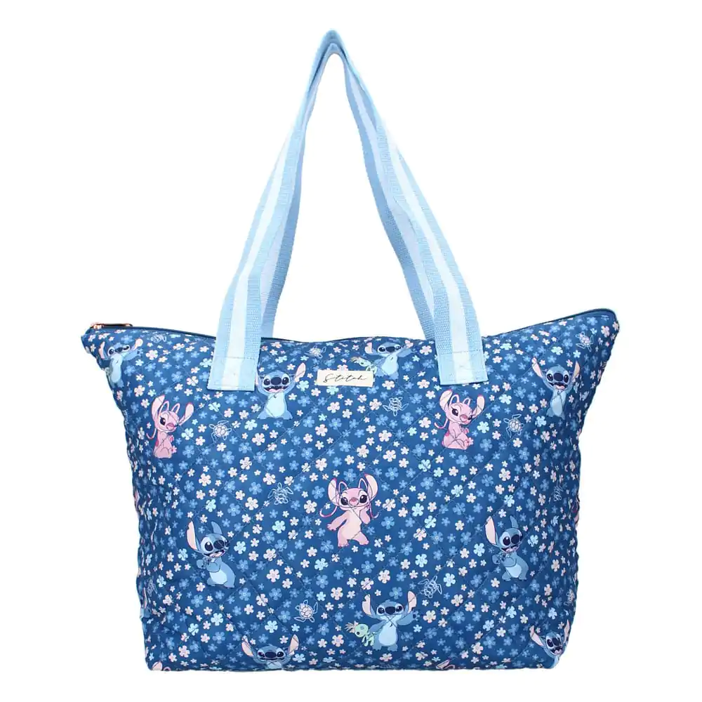 Lilo & Stitch Tote Bag Stitch Famous Floral - Nakupovalna Torba fotografija izdelka