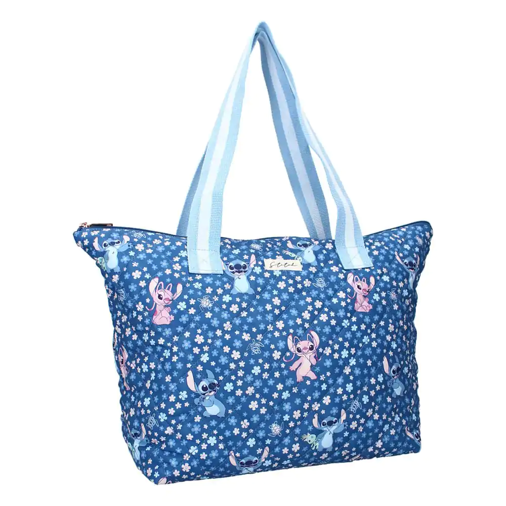 Lilo & Stitch Tote Bag Stitch Famous Floral - Nakupovalna Torba fotografija izdelka