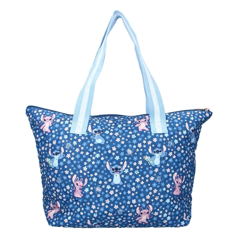 Lilo & Stitch Tote Bag Stitch Famous Floral - Nakupovalna Torba fotografija izdelka