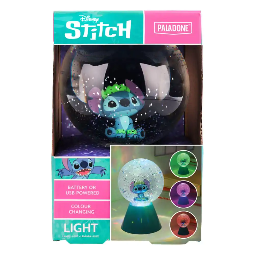 Lilo & Stitch LED-svetilka Stitch Bleščična krogla 17 cm fotografija izdelka