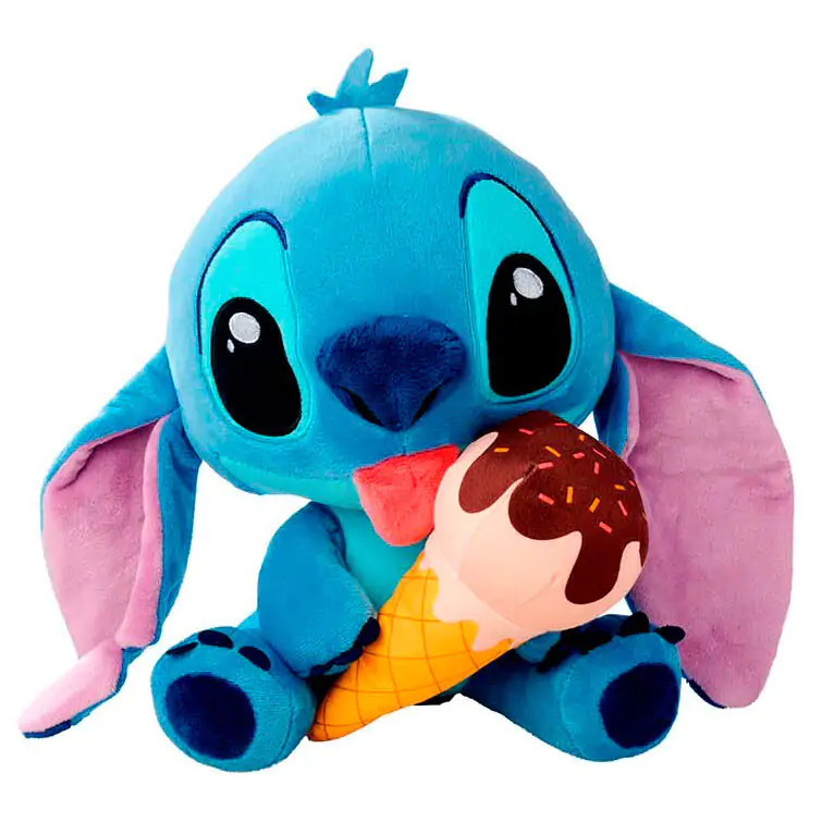 Lilo & Stitch Plišasta figura Stitch s sladoledom 25 cm fotografija izdelka