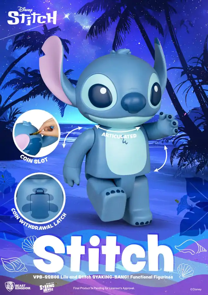 Lilo & Stitch Syaing Bang Vinyl Bank Stitch 30 cm fotografija izdelka