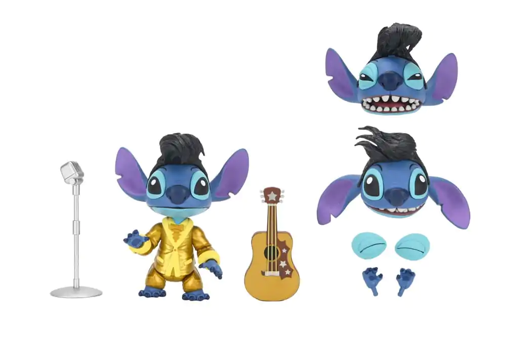 Lilo & Stitch Action Figure Ultimate Gold Suit Elvis Stitch 7 cm - Akcijska Figura fotografija izdelka