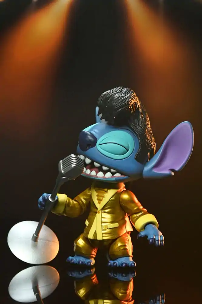 Lilo & Stitch Action Figure Ultimate Gold Suit Elvis Stitch 7 cm - Akcijska Figura fotografija izdelka