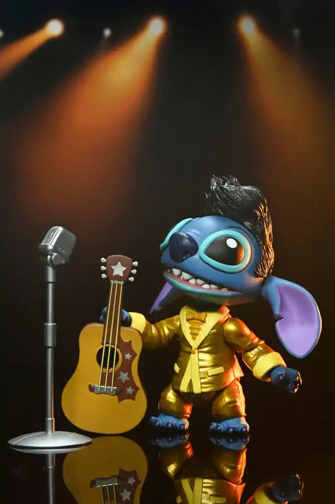 Lilo & Stitch Action Figure Ultimate Gold Suit Elvis Stitch 7 cm - Akcijska Figura fotografija izdelka