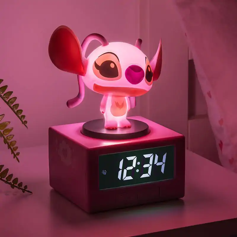 Lilo & Stitch Ikonski alarmna ura Angel 12 cm fotografija izdelka